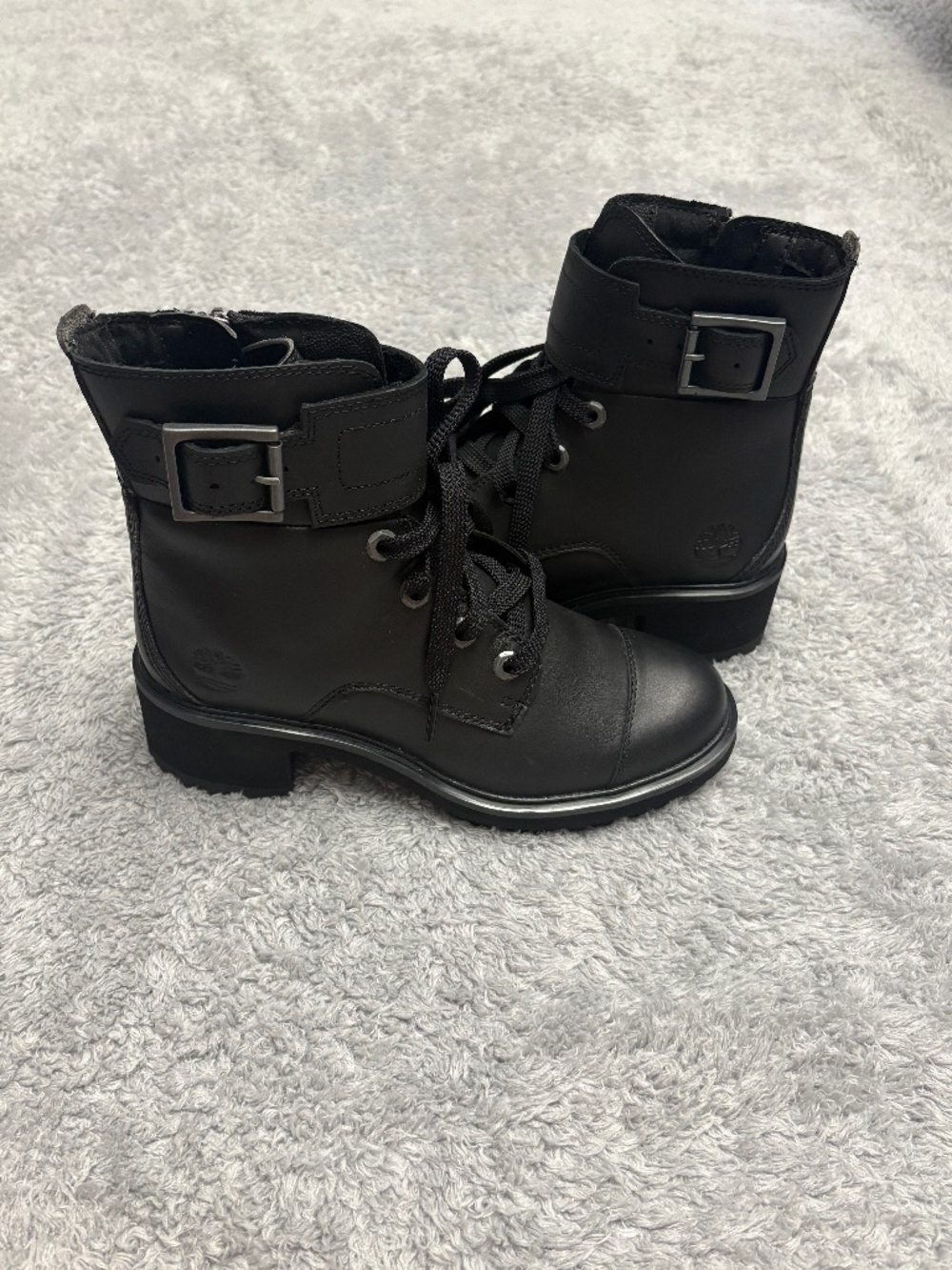Women's Timberland Black Lace Up Boots